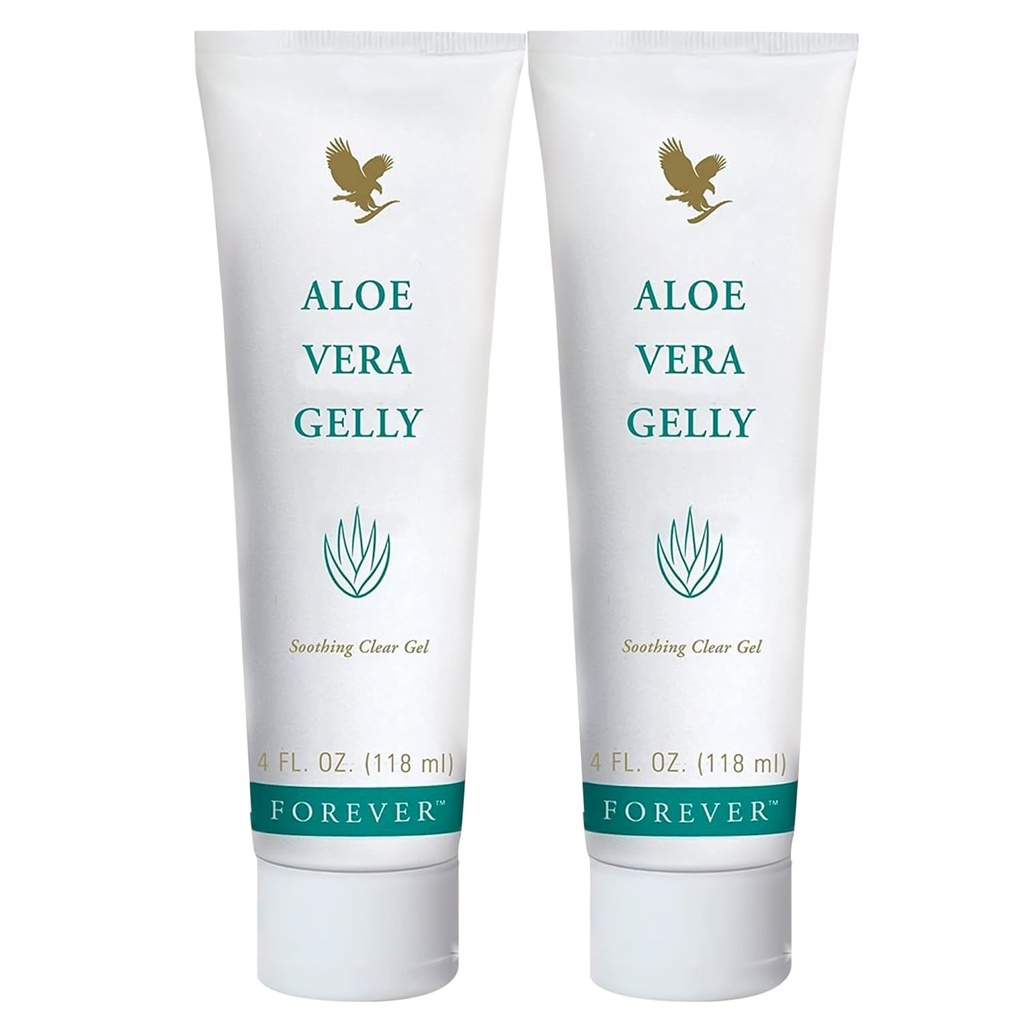 Sonsuz Yaşam - Aloe Vera Gelly - Pure Aloe Gel Sooth, Moisturize ve Durum - Vegan ve Gluten-Free - 4 fl oz (Pack of 2)
