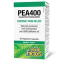 Φυσικοί Παράγοντες PEA400 - Pure Palmitoylethanolamide for Relief - Υποστηρίζει το Νευρικό Σύστημα & Περιστασιακά Δυσφορία - Μη ΓΤΟ - 90 Κάψουλες (90 Υπηρεσίες)