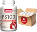 Jarrow Formulas PS100 Phosphatidylserine 100 mg, Beyin Sağlığı ve Biliş Desteği için Diyet Supplement, 60 Softgels, 20-60 Day Supply, 12 Paket