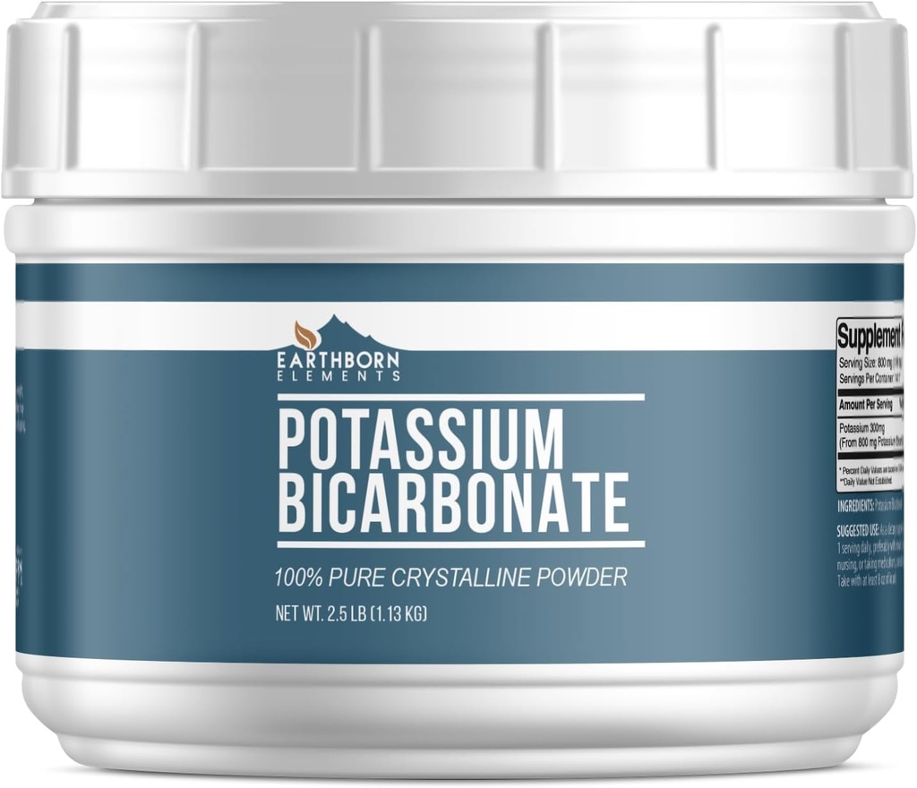 Γήινα στοιχεία Διττανθρακικό κάλιο (2,5 lb), Mess-free Tub, καθαρό & μη αραιωμένο