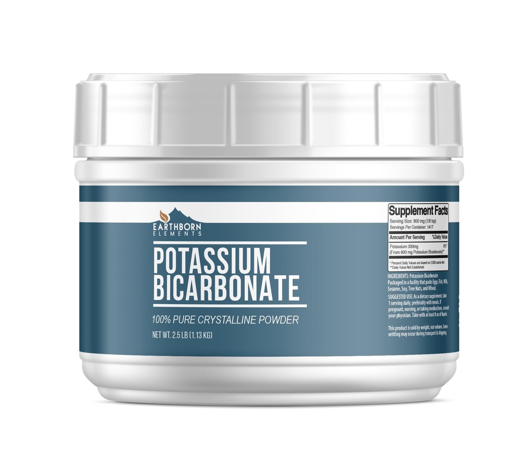 Earthborn Elements P properties Bikarbonat (2.5 lb), Mess-Free Tub, Pure & Undiled