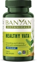 Banyan Botanikleri Sağlıklı Vata – Organik Herbal Supplement Ashwagandha, Shatavari & Other Ayurvedic Herbs for Calm and Balanced Well-Being* – 90 Tablet – Non-GMO Sustainable Sourced Vegan