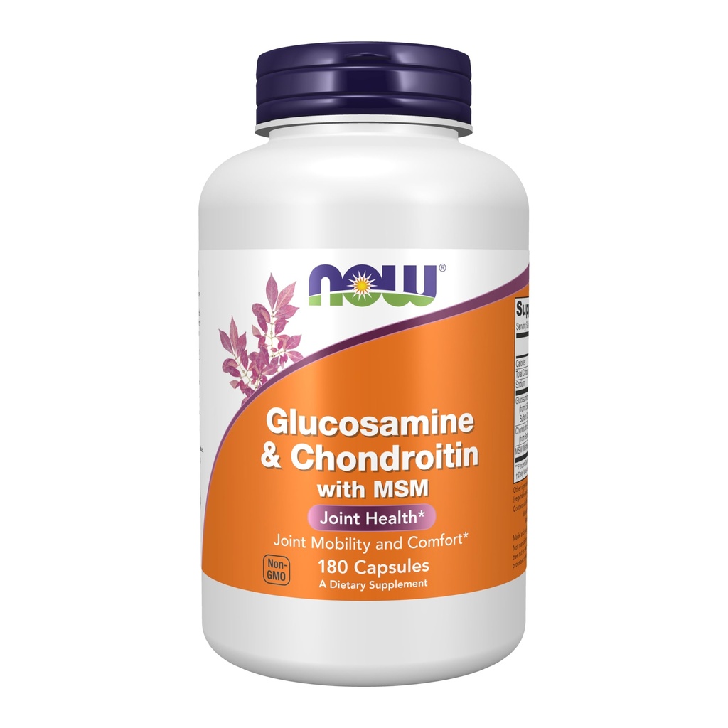 Şimdi Gıdalar Glucosamine 1.1g, Chondroitin 1.2g, MSM 300 mg, 180 Capsules (Pack of 2)