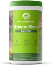 Amazing Grass Greens Blend Energy: Smoothie Mix, Super Greens Powder & Plant Based Caffeine with Matcha Green Tea & Beet Root Powder, Lemon Lime, 60 Servings (Packaging May Vary)