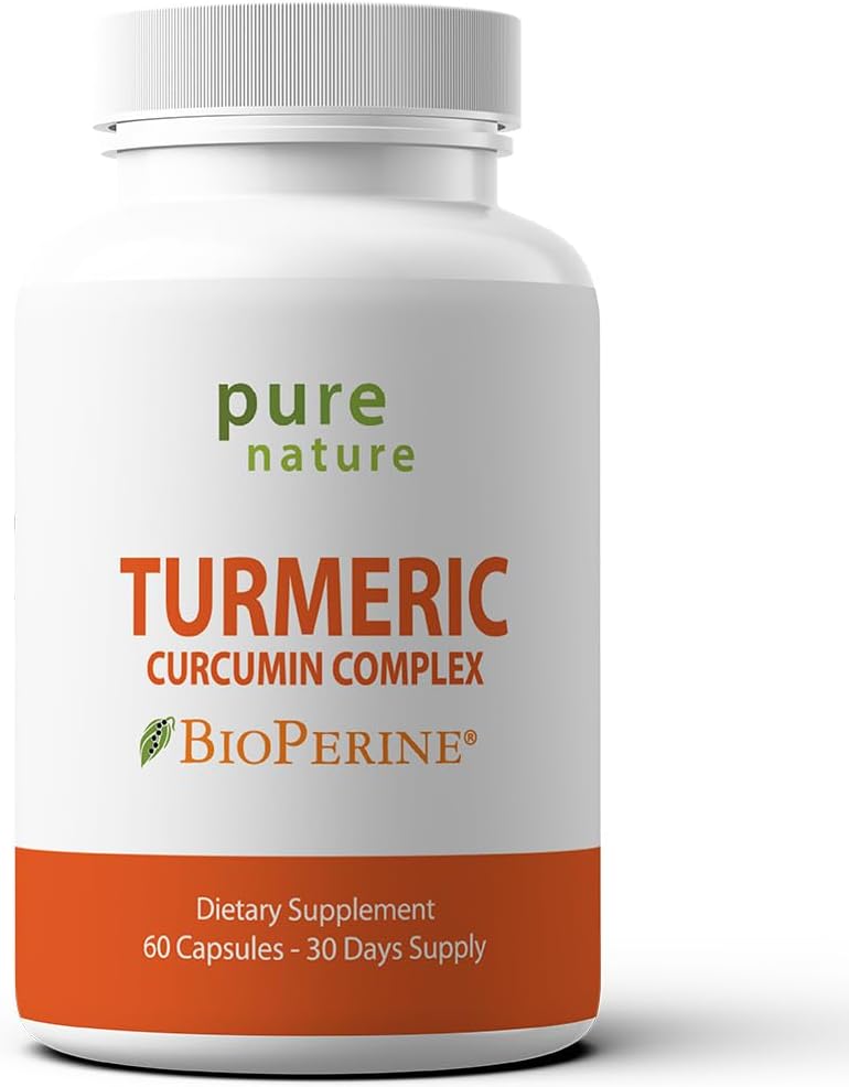 Κουρκουμίνη καθαρής φύσης με BioPerine Turmeric Nature