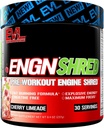 EVL Ultimate Pre Workout Toz - Termogenic Fat Burner Soning Energy Focus ve Stamina - ENGN Ked Intense Fat Yantine Free Preworkout Drink - Cherry Limeade