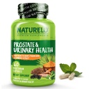 NATLO Prostate & Urinary Health, Comprehensive Formula with Saw Palmetto, Pisageum, Tumeric, Plant Sterols, Broccoli ve Lycopene, 60 Vegetarian Capsules