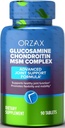 ORZAX All-in-one Ortak Destek Supplement with Glucosamine Chondroitin MSM - Turmeric, Collagen, Bromelain & Boswellia Extract Capsules, Function & Comfort - 90 Tabletler
