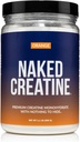 NAKED Καθαρό Μικρονωμένο Πορτοκαλί Creatine Monohydrate - 36 Μερίδες - 500 γραμμάρια, 1.1Lb Μαζική, Vegan, Μη-GMO, Χωρίς γλουτένη, Χωρίς σόγια.
