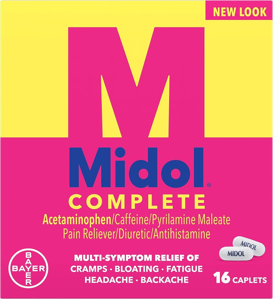 Midol Menstrual maximum Strength Caplets - 16