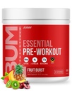 RAW Essential Pre-Workout Toz (Fruit Burst) - Chris Bumstead Sports Nutrition Supplement for Men & Women - Preworkout Energy Toz with Caffeine, L-Citrulline, L-Tyrosine, & Beta Alanine