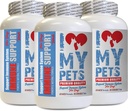 antioksidan Köpek - Köpek Immune Desteği - ATM - Sağlıklı PET - Tamam - Köpek Immune Tedavileri - 180 Tedaviler (3 Şişeler)