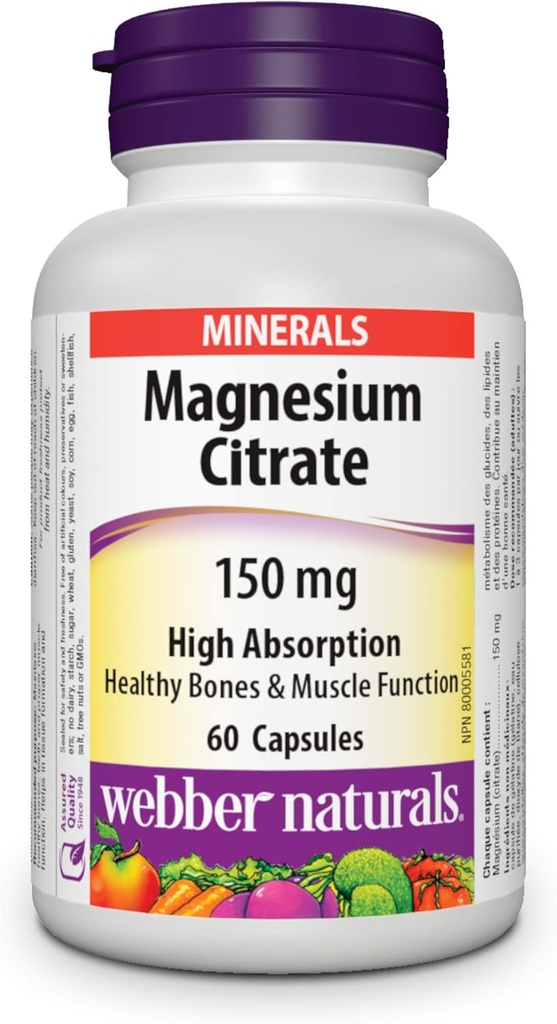 Magnezyum Citrate 150 mg Yüksek Abpsiyon