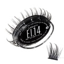 Lashify Extreme Ice 14mm Gossamer DIY Eyelash Refill, First Ever Dual-Fibered Lash, her iki İnce ve en Fibers, Black, Easy false Lashes
