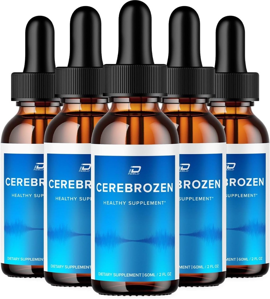 Cerebrozen Tinnitus Ear Drops - Cerebrozen 24, Cerebrozen Liquid Drops, Cerebrozen Yorumlar, Cerebrozen Drops for Ear Relief (5 Pack - 300 ML)