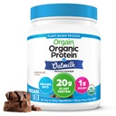 Orgain Organic Vegan Protein Toz + Oat Milk, Chocolate - 20g Plant Temel Protein, Gluten Free, No Dairy, Soy veya Lactose Malzemeler, Low Sugar, Non-GMO, Kosher, For Shakes & Smoothies - 1.05lb