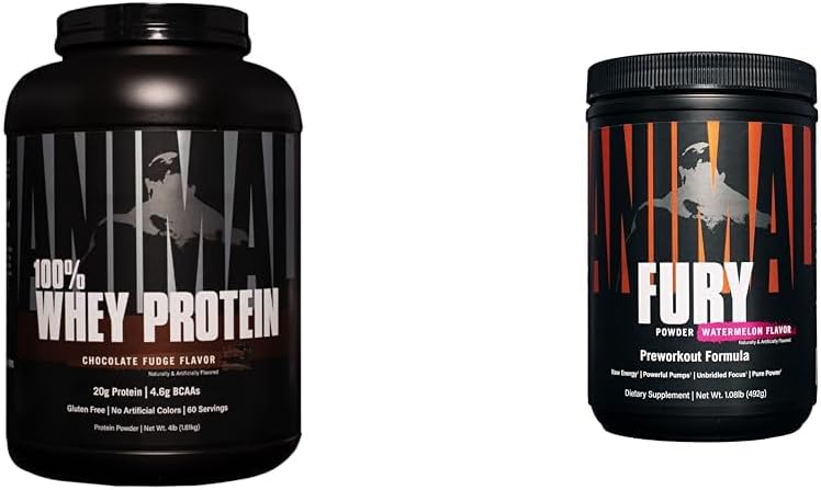 100% Whey πρωτεΐνη σκόνη – Whey Blend για την προ- ή μετά την προπόνηση, ανάκτηση & Fury συμπλήρωμα σκόνης προετοιμασίας για την ενέργεια και εστίαση 5g BCAA 350mg Caffeine Nitric Oxide