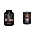 Hayvan% 100 Whey Protein Tozu - Pre- veya Post-Workout için Whey Mix, Recovery & Fury Pre Workout Toz Supplement for Energy and Focus 5g BCAA 350 mg Caffeine Nitrik Oksit