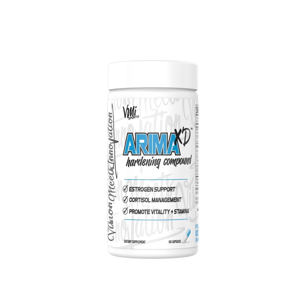 VMI Sports Arima-XD 60 κόμης, φυσική ισορροπία ορμονών, αντι- Aromatase Cortisol μπλοκέρ για άνδρες και γυναίκες, συμπλήρωμα για την υποστήριξη ισορροπημένη τεστοστερόνης & οιστρογόνων επίπεδα ορμονών On ή off κύκλου (60 ct)