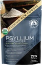 Organic Psyllium Husk Powder - Premium Indian Natural Soluble Fiber Supplement, Natural Laxative, Perfect Colon Cleanser & Body Detox - Gluten Free, Vegan & Keto Friendly (8oz)