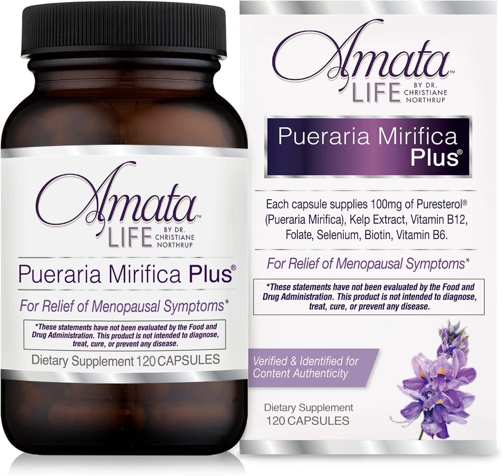 Amata Life by Dr. Christiane Northrup Pueraria Mirifica Plus Capsules 60 Day