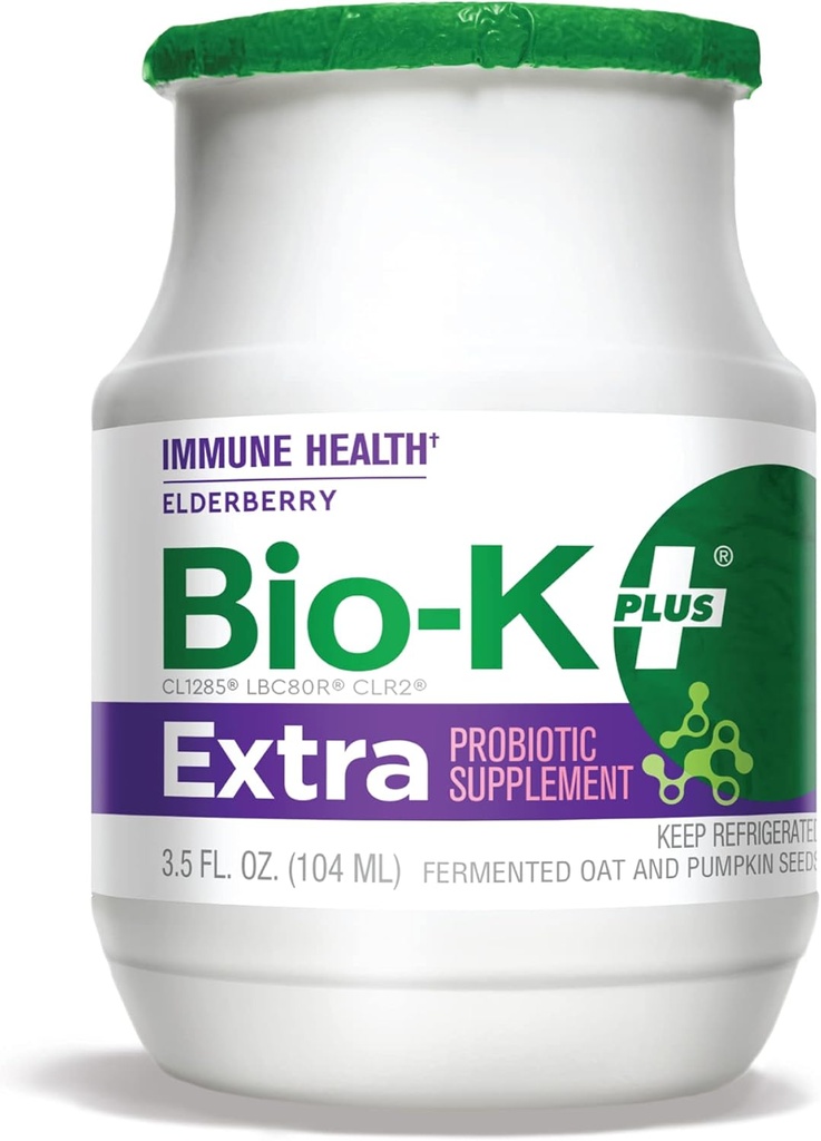 Bio-K Plus Organik Yaşlı Immune Ekstra Probiyotik 6Pk, 3.5 Fz