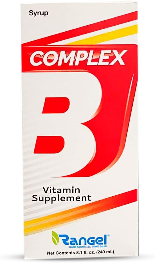 Rangel Complejo B Suplemento Vitamínico, 8.1 Fl Oz (kısa 1), Sarı