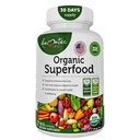 Organik Superfood Yeşiller Meyveleri ve Veggies Kompleksi - 14 Yeşil ve 14 Meyve ve Sebzeleri Anti Organikoksit Malzemelerde Alfalfa Rich ile Diyetsel Supplement
