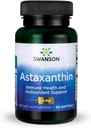 Swanson Astaxanthin Eye Vision Brain Skin Health Antioksi Support Supplement (Astaxanthin 4 mg) 60 Softgels Sgels