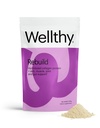 Wellthy Collagen Peptides Protein Tozu - Grass Fed Hydrolyzed Collagen for Hair growth, Skin, Nails, Gut ve Ortak Destek - 20.000 mg Collagen & 18g Protein | Unflavored (15 Servisler)