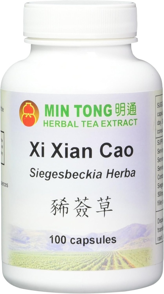 100* 500mg Caps of Siegesbeckia Herba Xi Xian Cao συμπυκνωμένο εκχύλισμα /Bottle, Πάρτε 2-4 χάπια, Τρεις φορές την ημέρα από Bio Essence