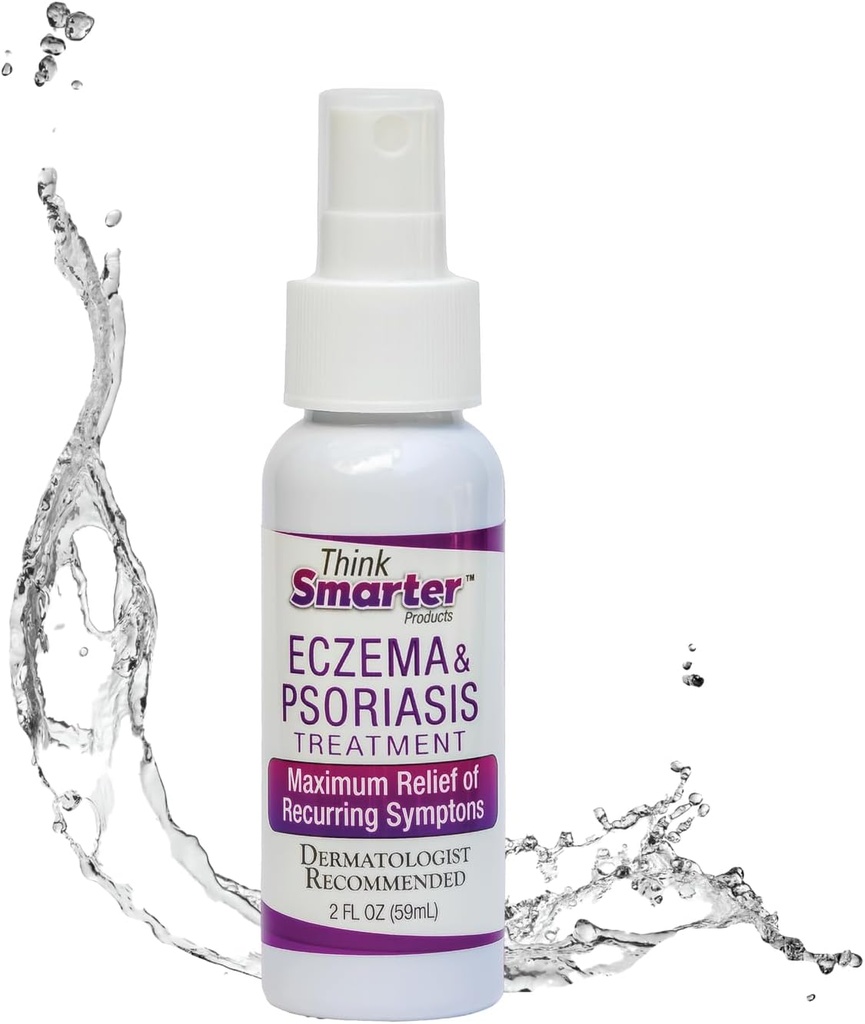 Eczema & Psoriasis Terapisi, Hipo klorus asit (HOCl) Skin & Scalp için sprey, Doğal Itch Relief, Hipoallergenic, No Sting, Safe for All Ages, 2oz Spray