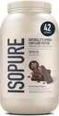 Isopure Low Carb 100% Pure Whey Isolate protein Toz, Lactose Free, Gluten Free, With Vitamins, Chocolate, 25g Protein Per Hizmeti, 3 Lbs, 39 Hizmet (Pazarlama Mayıs Vary)