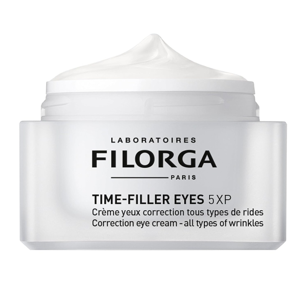 Filorga Time-Filler Eyes Daily Anti Aging and Wrinkle Eye Cream With Hyaluronic Acid to Mini to Wrinkles and Dark Circles, Lift Eyelids ve Geliştirilmiş Lashes
