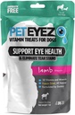 PetEyez Tear Stain Revr Vitaminleri Köpekler için Tedaviler - Destek Göz Sağlığı ve Isching & Tear Stain Buildup - 100% Doğal Köpek Superfoods, Antioksit & Nutrients - Lamb Flavor - 1oz
