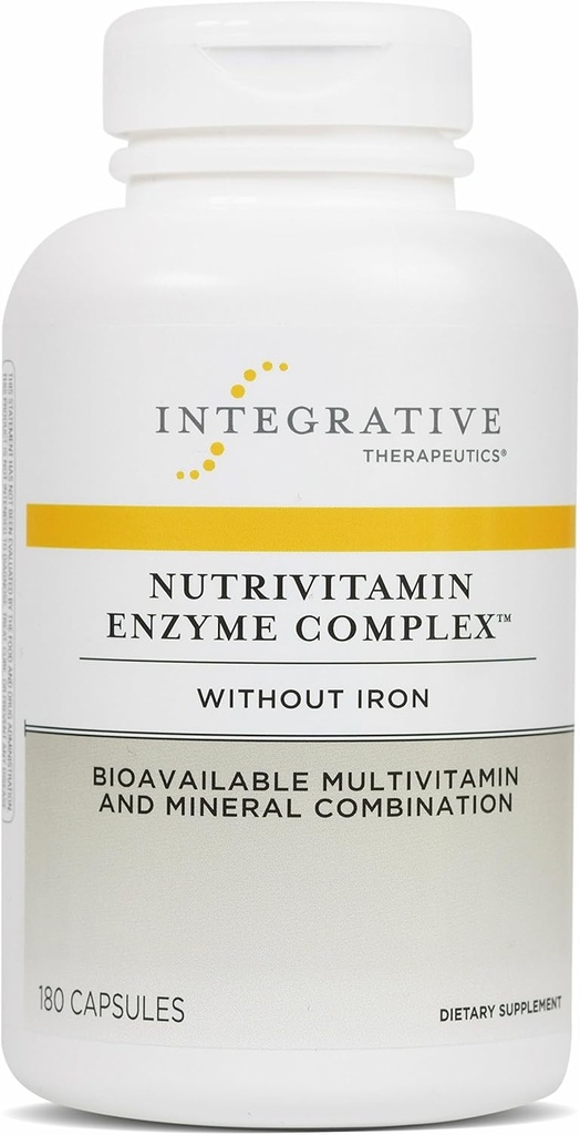 Allive Treatments NutriVitamin Enzyme Kompleksi - Antioksit Desteği için Multivitamin Supplement* - Essential Nutrients - Dairy-Free - 180 Capsules (60 Hizmet)