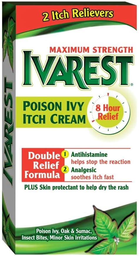 Ivarest Anti-Itch Cream, maksimum Güçlü, Medicated, 2 Ounce - Packs andPack (Pack of 2)