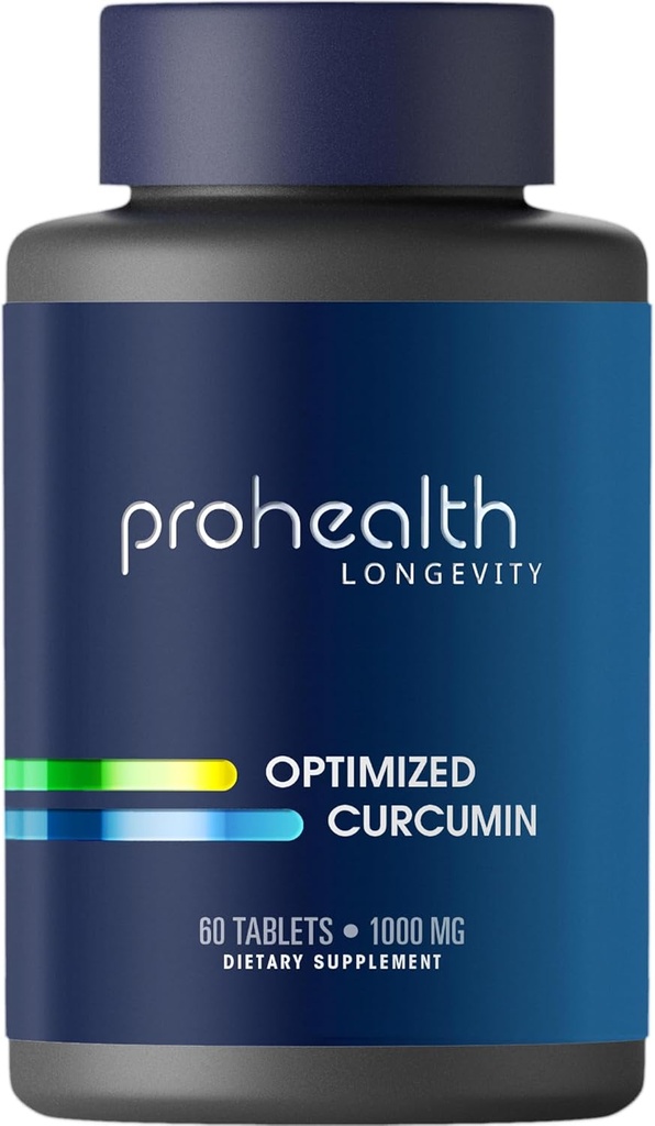 ProHealth Longevity Βελτιστοποιημένη Κουρκουμίνη Longvida® - 1000 mg, 60 δισκία