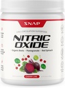 Snap Supplements Organic Beet Root Nitric Oxide Powder - Supports Energy and Healthy Circulation, 8.8 oz (30 Servings, 1 Month Supply), Cherry Lime