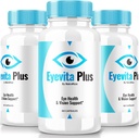 (3 Pack) Eyevita Plus - Gözgörünüz için Kapsamlı Destek, Eyevita Plus Gelişmiş Göz Beslenme, Göz Vitaminleri, Tüm Doğal Göz Sağlığı Formula, Eye Vita Plus Multivitamin Yorumları (180 Capsules)