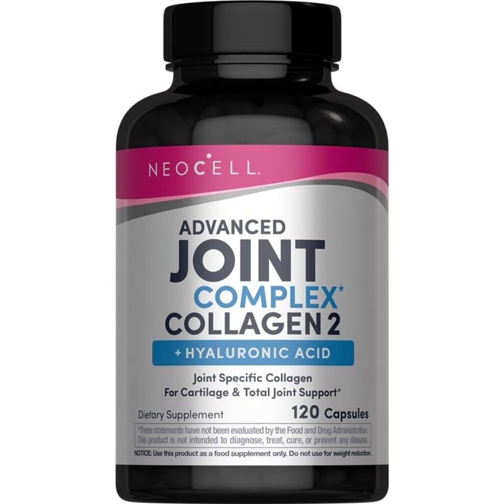 NeoCell Ortak Kompleksi | 120 Capsules | Plus Hyaluronik Asit | Collagen Type II