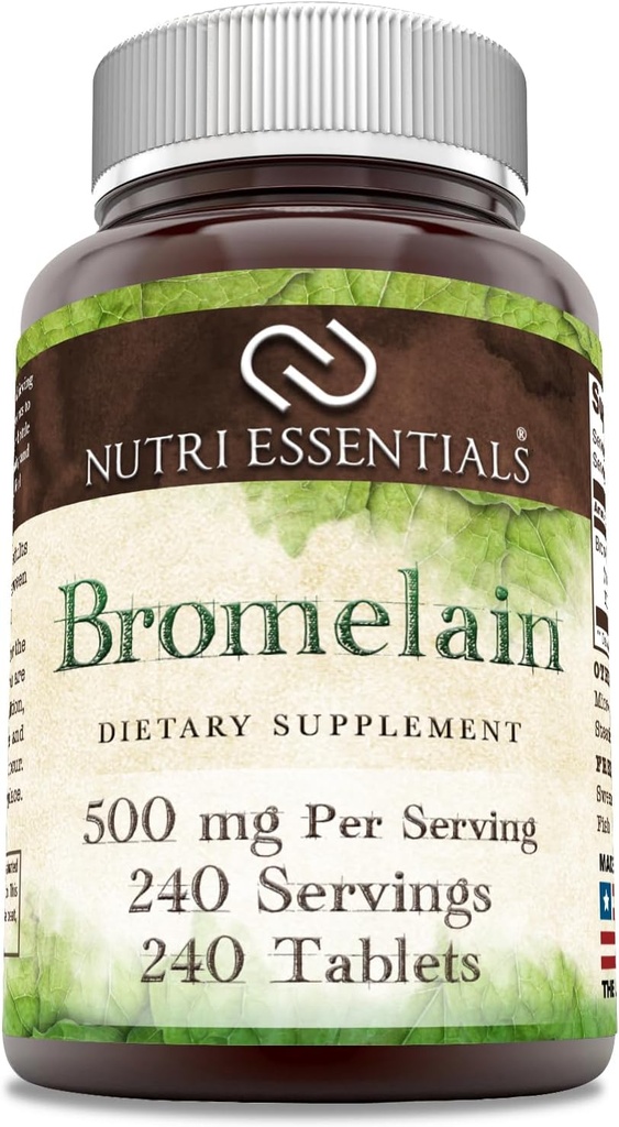 Bromelain 500 mg 240 Tablet Tamam | Non-GMO | Gluten Free | Made in USA