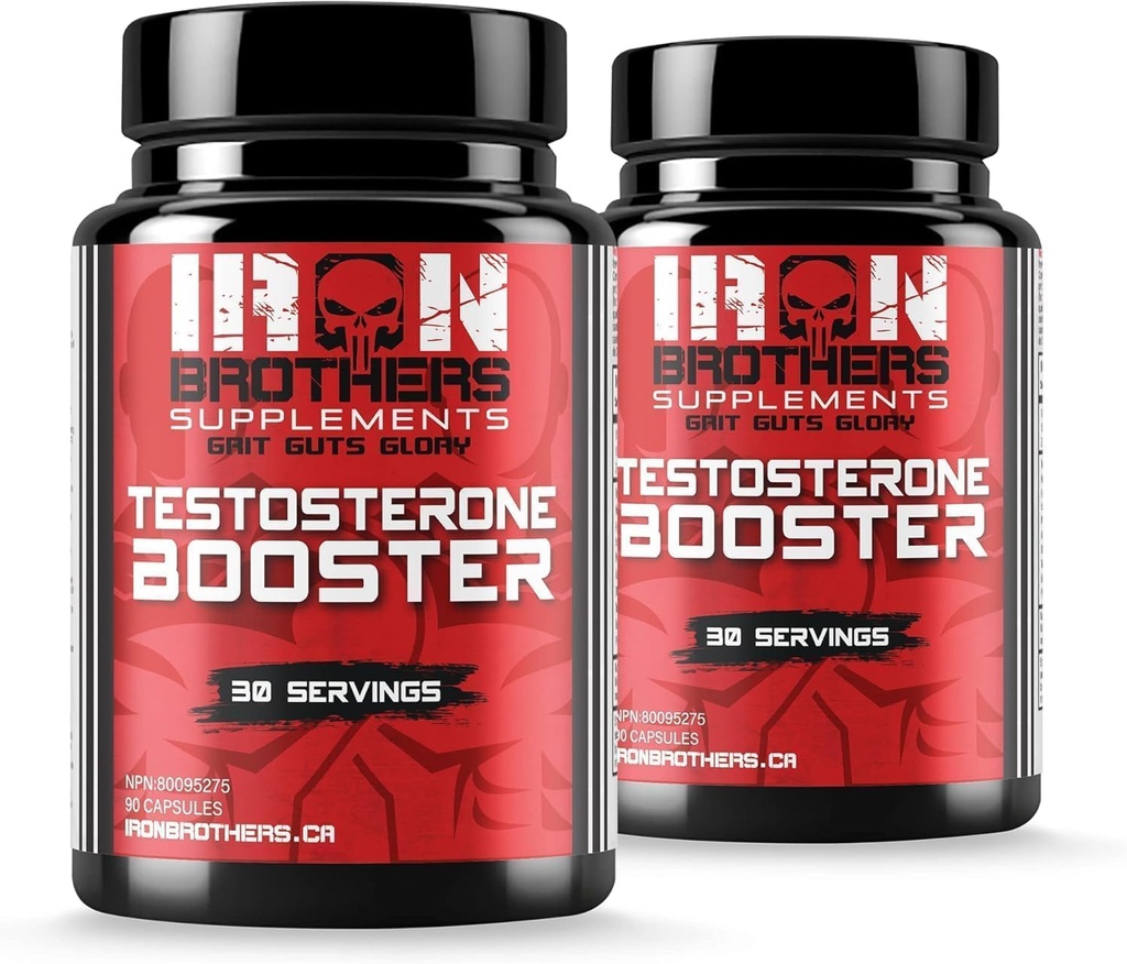 Erkekler için testosteron ATM Supplements - Estrogen Blocker - Tamam Doğal Enerji, Güçlü ve Stamina - Lean Kas Büyüme - Yağ Kaybını Teşvik - Erkek Performansı (2 Şişe)