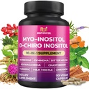 BMVINVOL Inositol Supplement - Myo-Inositol ve D-Chiro Inositol Ideal 40:1 - Plus Berberine, Cinnamon, Ashwagandha + 5 More - 90 Capsules