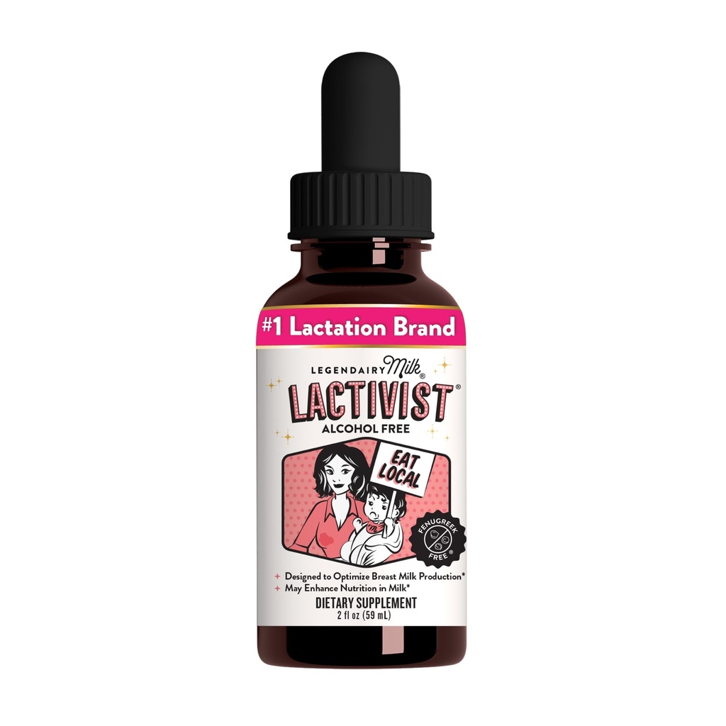 Legendairy Lactivist Milk Drops, συμπλήρωμα θηλασμού για την αύξηση της προσφοράς γάλακτος μαστού, Organic Torbangun για τη γαλουχία, Made in USA, Alcohol Free, 2 fl Oz