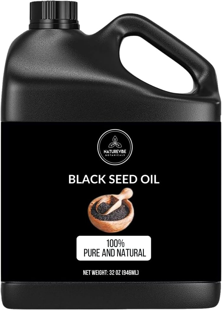 Naturevibe Botanicals Premium Μαύρο Cumin Seed Oil, 32 ουγγιές 