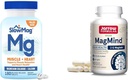 SlowMag Muscle + Heart Magnezyum Klorid to Steel Supplement to Support Muscle Relaxation & Jarrow Formulas MagMind Brain Health with Magtein (Magnesium L-Threonate)