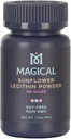 MAGICAL BUTTER Sunflower Lecithin Toz – Soy-Free, Non-GMO, Vegan & Kosher Butter & Oil Stabilizer for Baking & Cooking, 1.76 ozzz