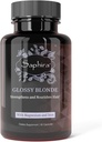 Saphira Glossy Blonde συμπλήρωμα μαλλιών και βιταμίνες για ξανθά, λεύκανση και highlighted μαλλιά με μαγνήσιο και σίδηρο, 60 κάψουλες, 1 μήνα προσφοράς