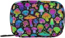 Pill Box Mushroom Renkli 7 Günlük Pill Case Travel Pill Organizer Bag ile Rolls Portatif Haftalık Vitamin Tıp Tamamlayıcı Pouch Bag